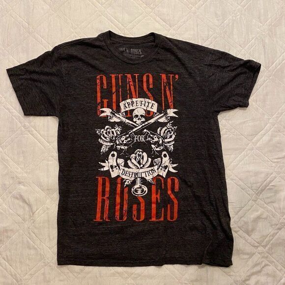 Guns N' Roses Mens Official Licensed Appetite‎ For Destruction T-Shirt Large - Picture 1 of 3